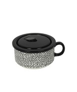 Thyme &amp; Table Stoneware 23oz Polka Dot Soup Mug w/Lid Microwavable - $221.44 MXN