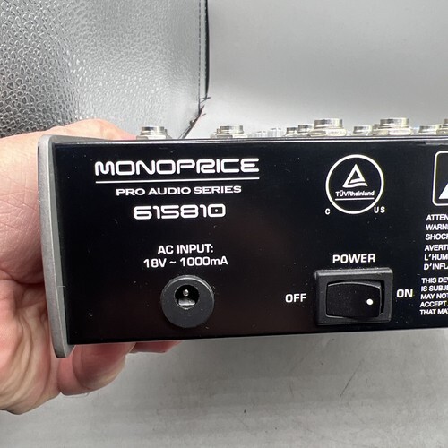 Monoprice Pro Audio Series 615810  10 Chanel Mixer With USB Item image 8