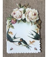 Little Treasures Victorian Collection Brian Paterson Birds Roses Note Card - £11.85 GBP