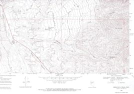 Desatoya Peak, Nevada 1969 Vintage USGS Topo Map 7.5 Quadrangle Topographic - $23.99