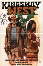 Kingsway West SIGNED Wild Western Cowboy Promo Comic Art Poster ~ Greg Pak - €8,40 EUR