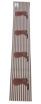 Kinara Cowboy Boot and Stripes Printed Table Runner 13x72 inches Cotton - $19.79