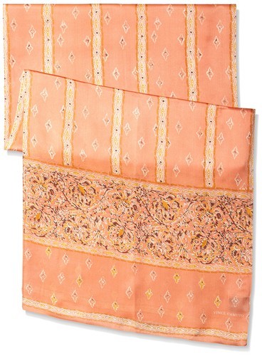 Vince Camuto Women Block-Print Paisley Scarf Desert Flower V8931605 One Size Item image 2