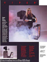 Viper 1988 Original Unused Video Arcade Game Sales Flyer Vintage Retro Art - £9.41 GBP