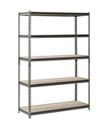 Storage Rack 5 Adjustable Shelves Steel Garage Home Metal Shelf Unit Hea... - $108.69