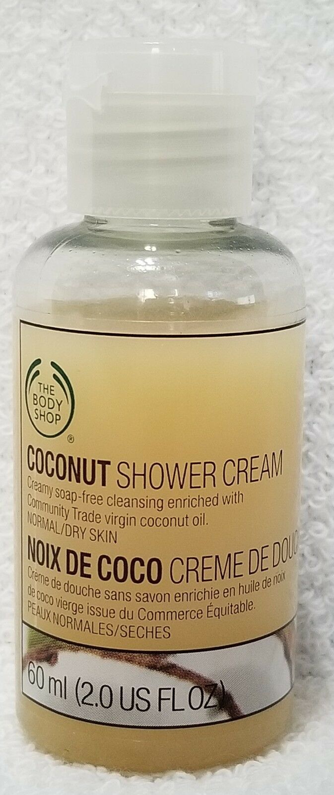 The Body Shop COCONUT Shower Cream Cleansing Oil Normal Dry Skin 2 oz/60... - $9.89