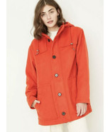 A New Day Women&#39;s Orange Duffel Winter Hooded Overcoat Jacket Sz XS NWT - £27.60 GBP