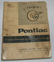 1955 Pontiac Series 2000 2200 Maintenance Manual PSD 53-13 - £13.27 GBP