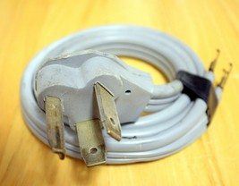Electric Clothes Dryer Cord 4ft 3 Prong Right Angle NEMA 10-30 to Spade-... - £4.55 GBP