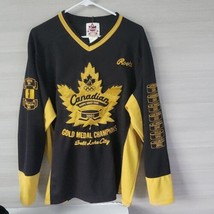 2002 TEAM CANADA Olympic Gold Medal Champions ROOTS Hockey Jersey NHL Si... - $50.00