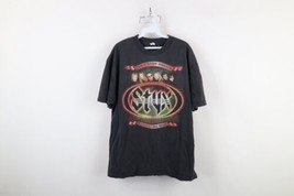 Vintage Y2K 2009 Mens XL Faded Can&#39;t Stop Rockin All Hits Tour Styx Band T-Shirt - $44.50