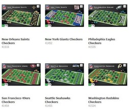 NFL Checkers Game by Masterpieces Puzzles -Select- Team Below - $30.95+