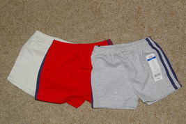 Baby Okie-Dokie Newborn Shorts 100% Cotton Khaki Gray Red Size 6-9 Months NWT - £10.15 GBP