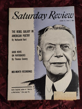 Saturday Review Magazine June 11 1955 Andre Siegfried Allan Nevins Nathaniel Bur - £6.88 GBP
