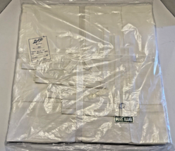 Tablecloth &amp; 4 Napkins Vintage Linbro Linen Made In Japan New NOS White Ramie - £21.54 GBP