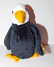 Ty Beanie Baby Baldy Plush 7in Eagle Stuffed Animal Retired with Tag 199... - £15.66 GBP
