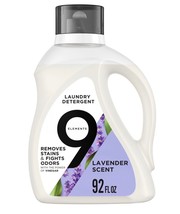 9 Elements Liquid Laundry Detergent, Lavender Scent 92 Fl. Oz. - £23.49 GBP
