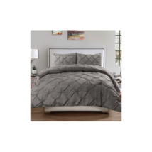 allbrand365 designer 3 Pieces Comforter and Sham Set Size Full/Queen Color Gray - £58.38 GBP