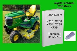John Deere X710 X730 X734 X738 X739 Signature Series SN.-040000 Manual TM122719 - £18.63 GBP