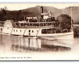 Paddle Wheel Steamer St Joe Lake Couer D&#39;Alene Idaho ID 1908 DB Postcard... - $19.45