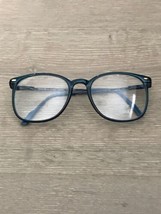 VTG New Trendies Translucent Blue Plastic Rx Eyeglass Flex Frame 52-18-140 - £11.98 GBP