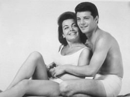 Annette Funicello And Frankie Avalon Glossy 8x10 Photo - $8.99