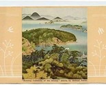 Morning Calmness of the Island drawn by Helmai Nozoe Postcard Japan NYK ... - $17.82
