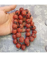 Art Deco Vene Beautiful Murano Style Moretti Millefiori Mosaic Glass Beads - $100.61 CAD