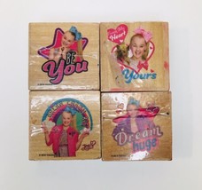 Jojo Siwa Set of 4 Wood Mounted Rubber Stamps 2019 for Crafting Scrapbook Girls - £4.79 GBP