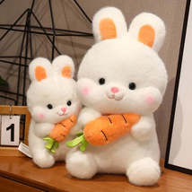 Kawaii Carrot Rabbit Plush Toys Adorable Bunny Dolls Stuffed Pillow Soft... - $5.29+