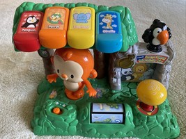 Vtech Learn &amp; Dance Interactive Zoo Baby Lights Sounds Animals Touch Toy - £7.41 GBP