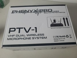 Phenyx Pro PTV-1 VHF Single Wireless Microphone System  body pack - £61.37 GBP