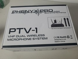 Phenyx Pro PTV-1 VHF Single Wireless Microphone System  body pack - £59.37 GBP