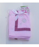 South Carolina Flag Deluxe Plush Baby Girls Pink Ribbon Blankets - $18.88