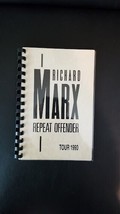 Richard Marx - Vintage Original March 1990 Tour Band Crew Only Tour Itinerary - £29.75 GBP
