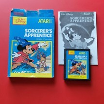 Sorcerer&#39;s Apprentice Atari 2600 Game Manual Poster Box Disney 1986 Ed. Works - £95.56 GBP