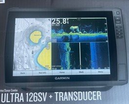 Garmin ECHOMAP Ultra 126sv Fishfinder Chartplotter GT54 Transducer 010-0... - £1,306.12 GBP
