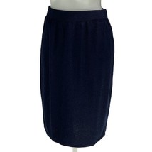 ST JOHN BASICS Skirt  Knit Pencil Midi Black Straight Women&#39;s Size Small - £40.27 GBP