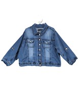 Amethyst Jeans Women&#39;s Plus Size 3X Button Front Cropped Denim Jacket, S... - $468.03 MXN