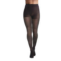 Joyspun Women&#39;s Shimmer and Opaque Tights, Black Size S - $12.86