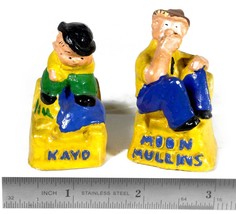 Vintage Moon Mullins &amp; Kayo Comic 3&quot; Salt &amp; Pepper Shakers (Circa 1930&#39;s) - £21.78 GBP