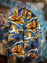 Royal Creations Hawaiian Made Mens Cotton Shirt XXL in Bright Colors - £19.18 GBP
