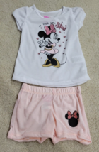 Vintage Disney Minnie Mouse Girls 2 Piece Pajamas size 2T - £18.12 GBP