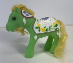 Gigo Carousel Circus Pony Green With Flowers Merry Go Round Mlp Fakie Vintage - £19.56 GBP