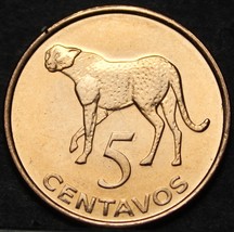 Mozambique 5 Centavos, 2006 Gem Unc~Cheetah~Big Cat~Only Year~Free Shipping - £3.20 GBP