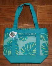 NWT Martha Stewart Insulated Tote Cooler 2-Way Handle System 30 Can Bag Leaves - £19.65 GBP