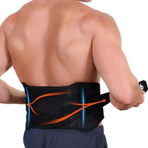 Lower Back Brace with Pulley System, Breathable Back Support Belt UNISEX Size L - £22.60 GBP