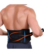 Lower Back Brace with Pulley System, Breathable Back Support Belt UNISEX... - £22.67 GBP