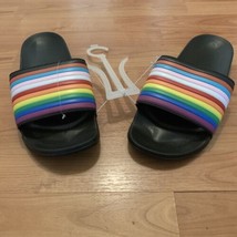 Take Pride x Target Adult Rainbow Slip-On Sandals Flip Flops Choose Your Size - £19.87 GBP+