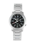 Seiko 5 Automatic SNK809 SNK809K1 Black Dial Day Date Watch - $238.56 CAD